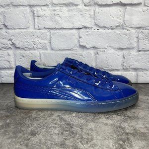 Puma Basket Patent Ice Fade 363094-02 'Blue' Men's Casual Shoes Size 13 Sneakers